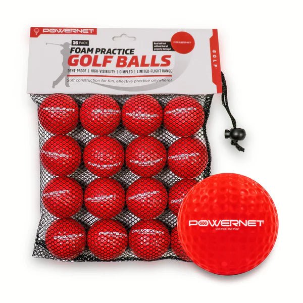 16 Pack Practice Foam Golf Balls