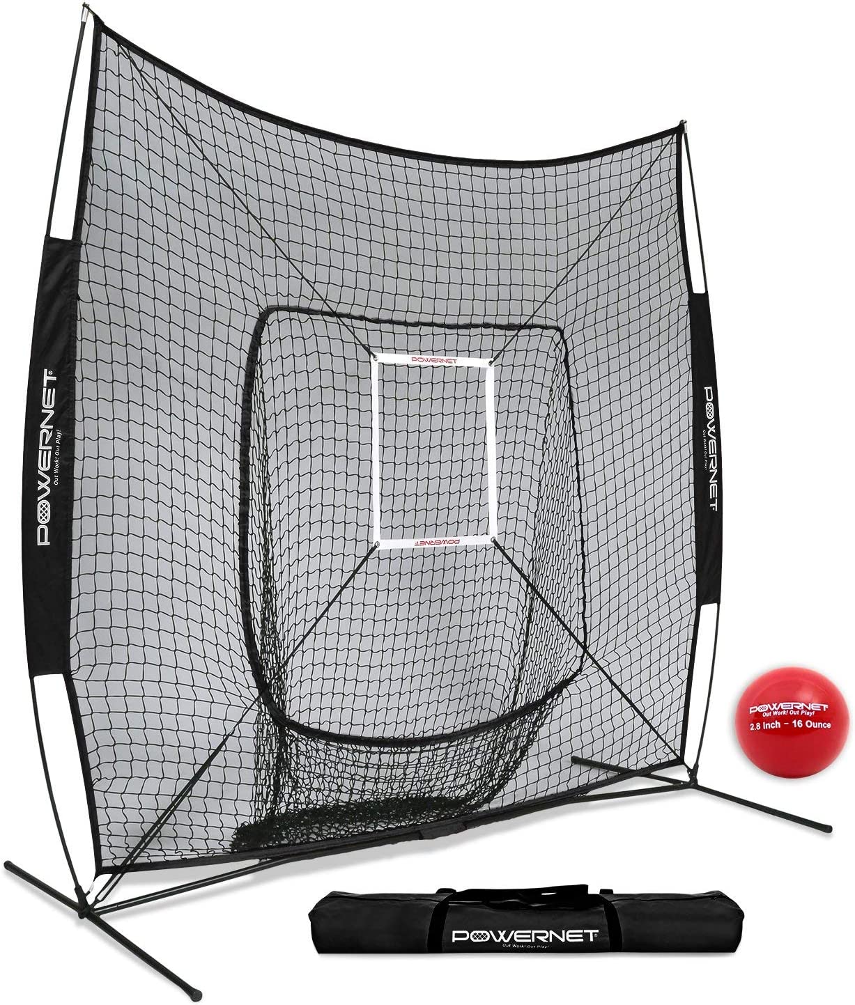 PowerNet DLX 7x7 Baseball Softball Hitting Net