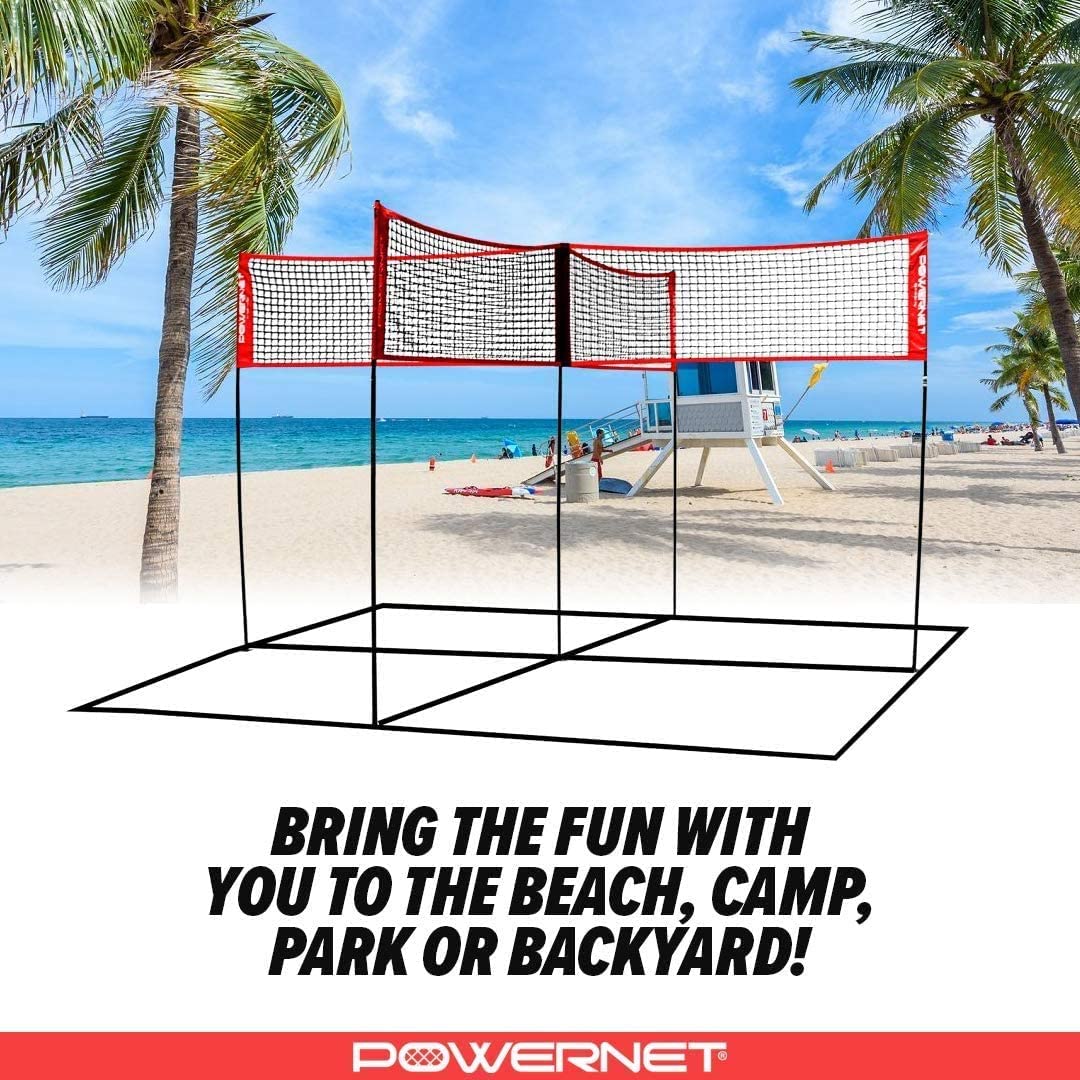 PowerNet Four Square Volleyball Net