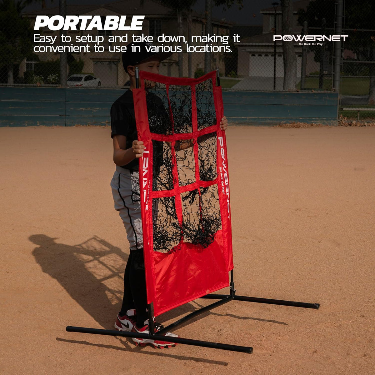 PowerNet German Marquez Portable Strike Zone Trainer for Pitchers, Baseball Softball Throwing Aid, Improve Accuracy and Command
