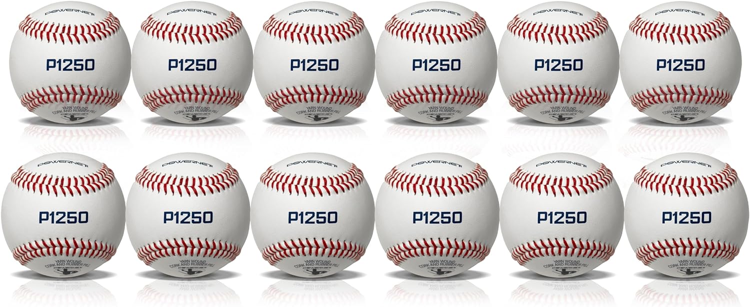 Powernet Leather Baseballs (12 pack)
