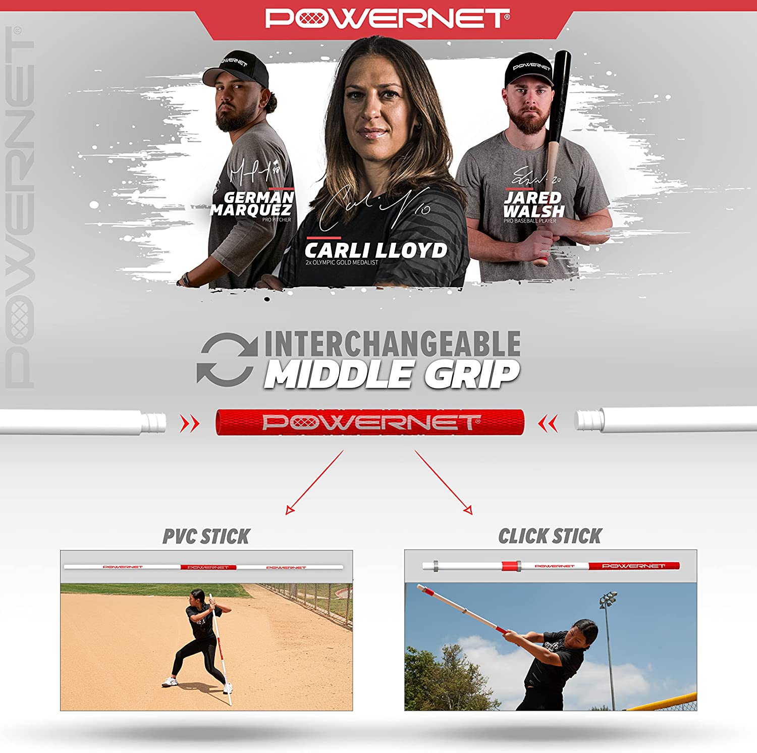 PowerNet Training Click Stick PVC Combo