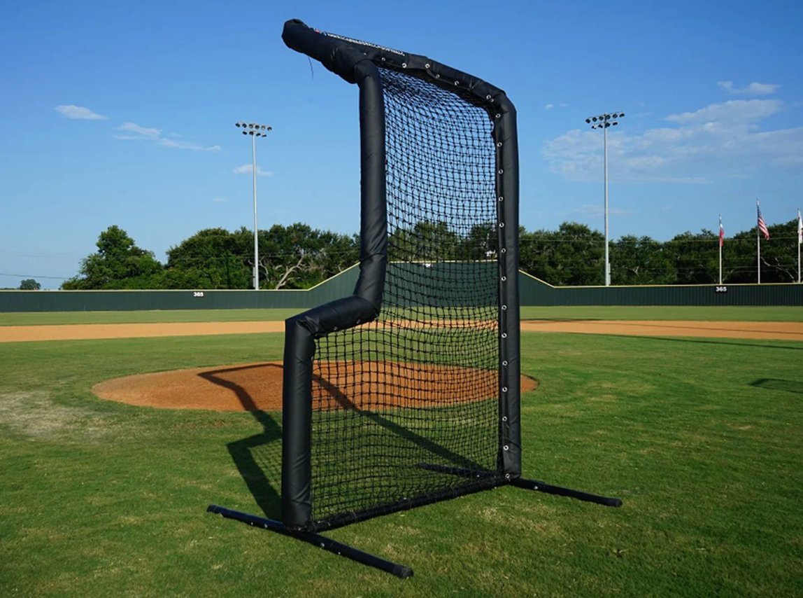 It Scree Pro 5′ × 7′ Baseball L-Screen with Head Protector